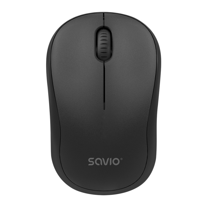 mysz bezprzewodowa SAVIO MB-03 czarna do komputera i laptopa